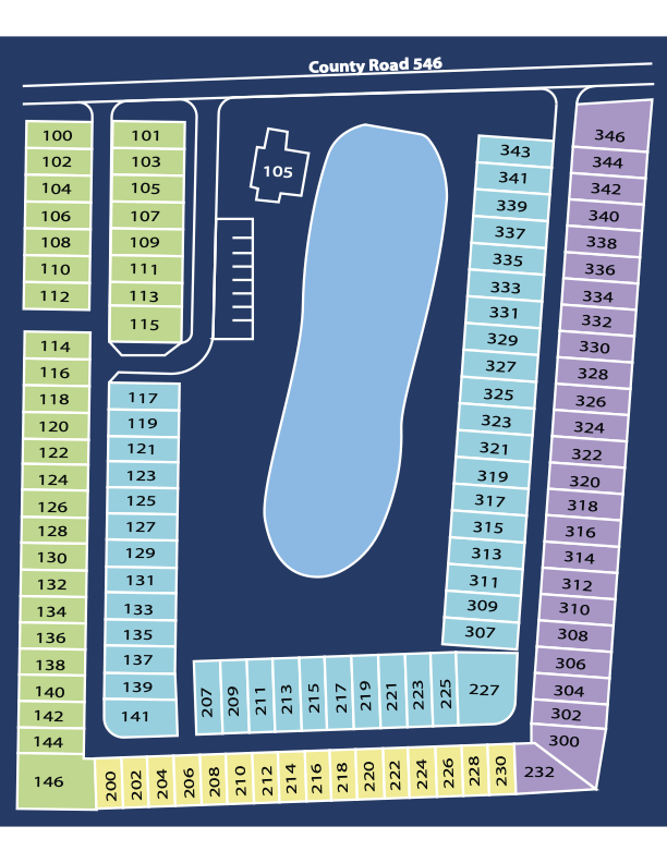 NEW Waters Tiny Homes Community - Lot Numbers